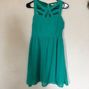 Ya Los Angeles Mint Green Party Dress